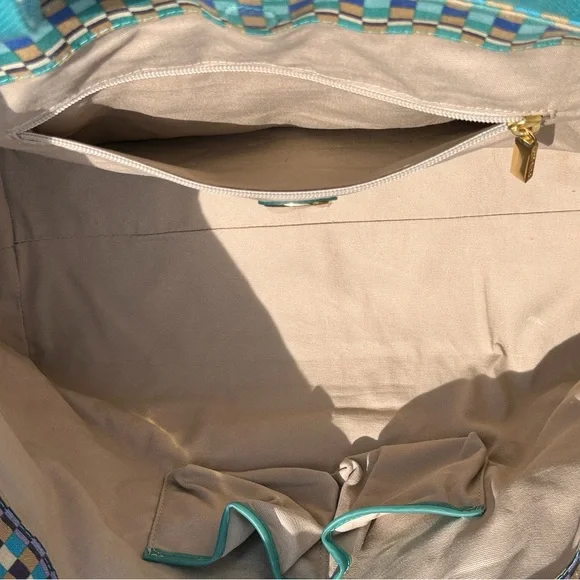 Tory Burch Geo Beach Tote - Picture 8 of 13